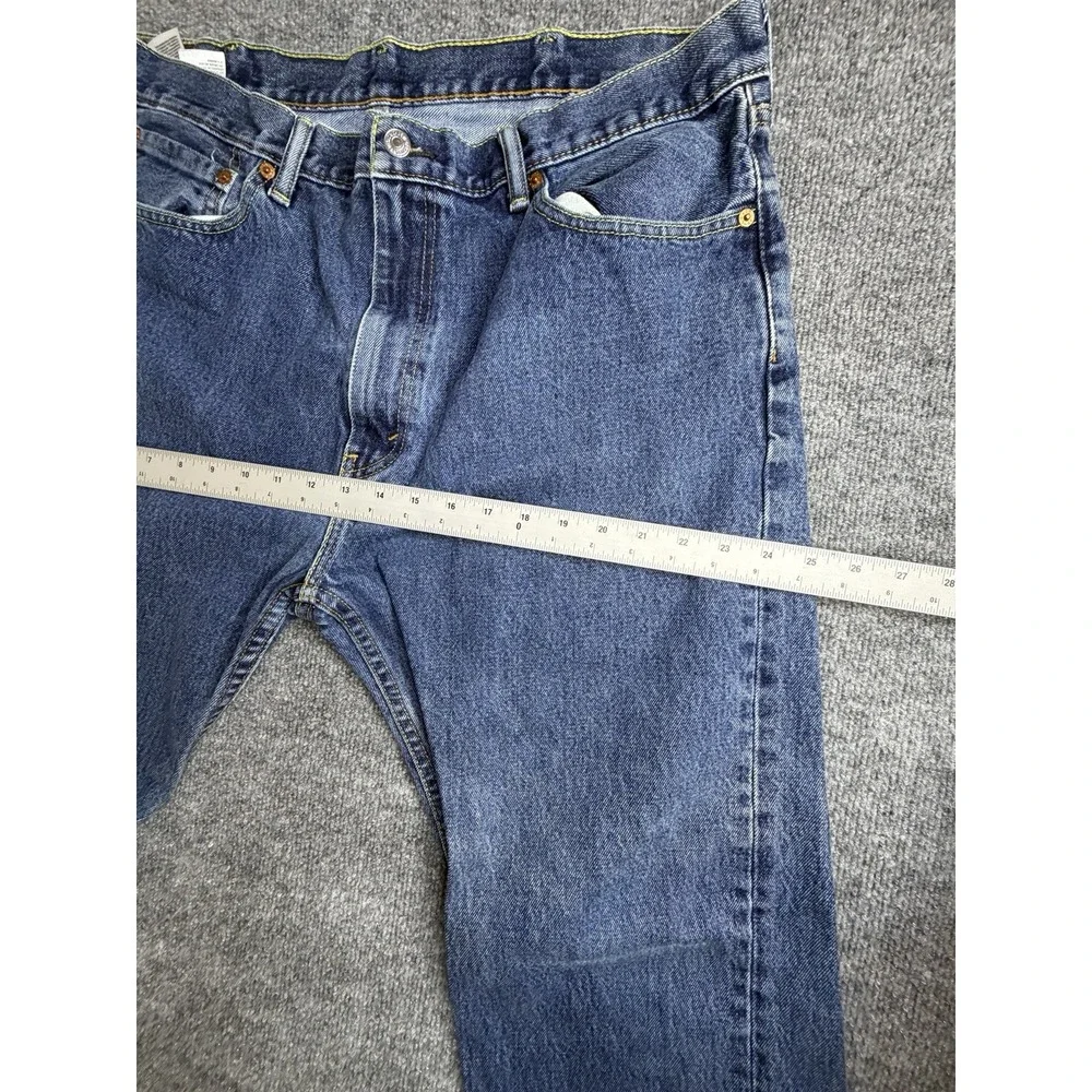 Levis 505 Jeans‎ Men's 40x30 Regular Fit Straight Leg Blue Cotton Denim